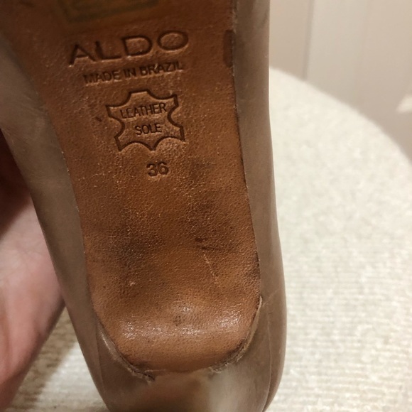Aldo nude leather heels - Picture 3 of 6